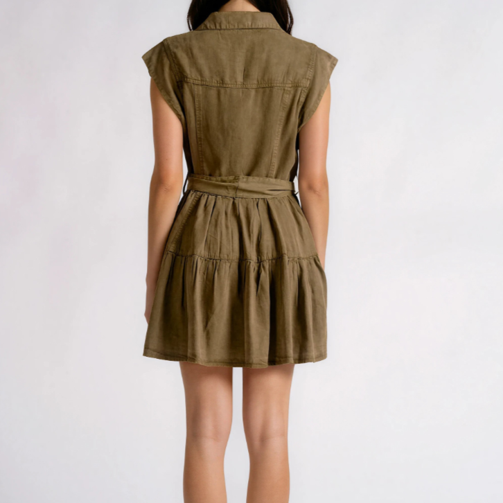 ELAN Julia Dress Olive