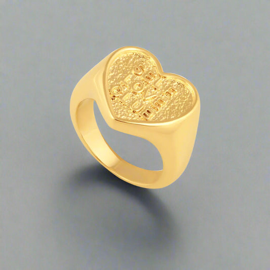 SAHIRA - SELF LOVE RING - Gold