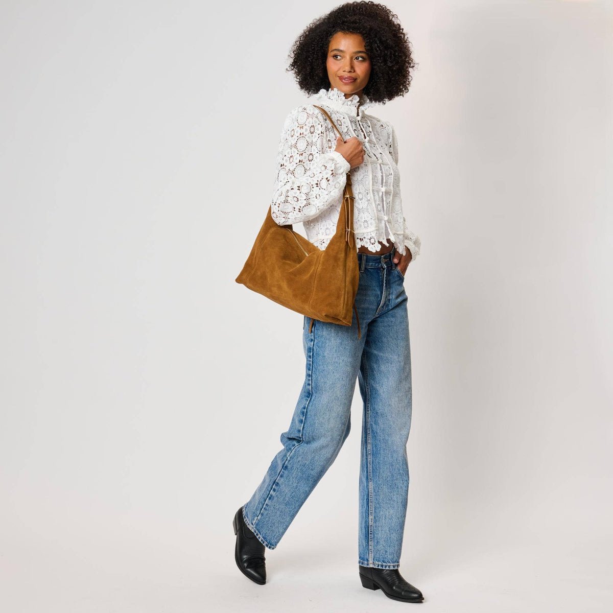 [Moda Luxe - Kelsea Satchel: Caramel], [Handbags], [Moda Luxe], [Plum Bottom].