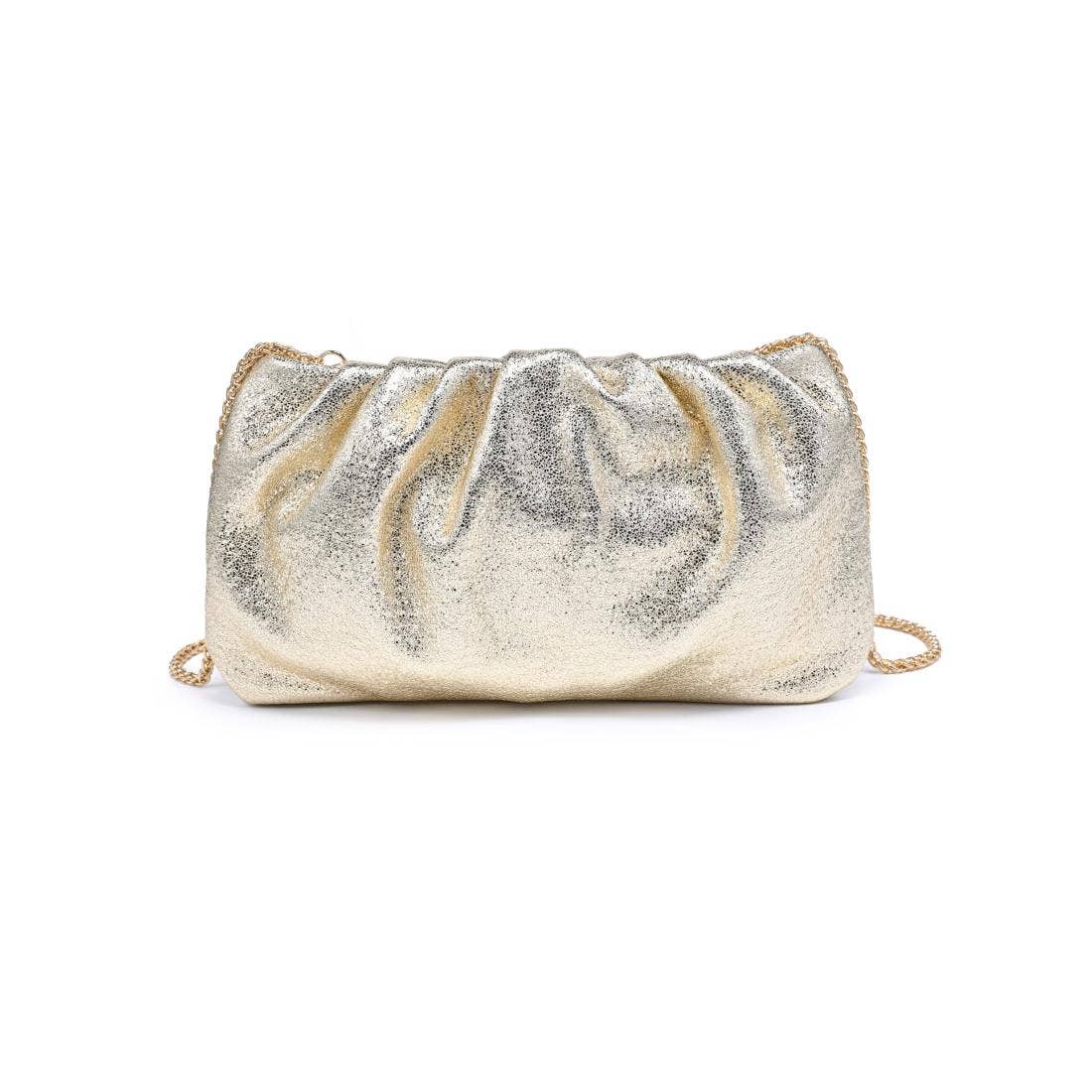 [Moda Luxe - Fancy Clutch: Gold], [], [Moda Luxe], [Plum Bottom].