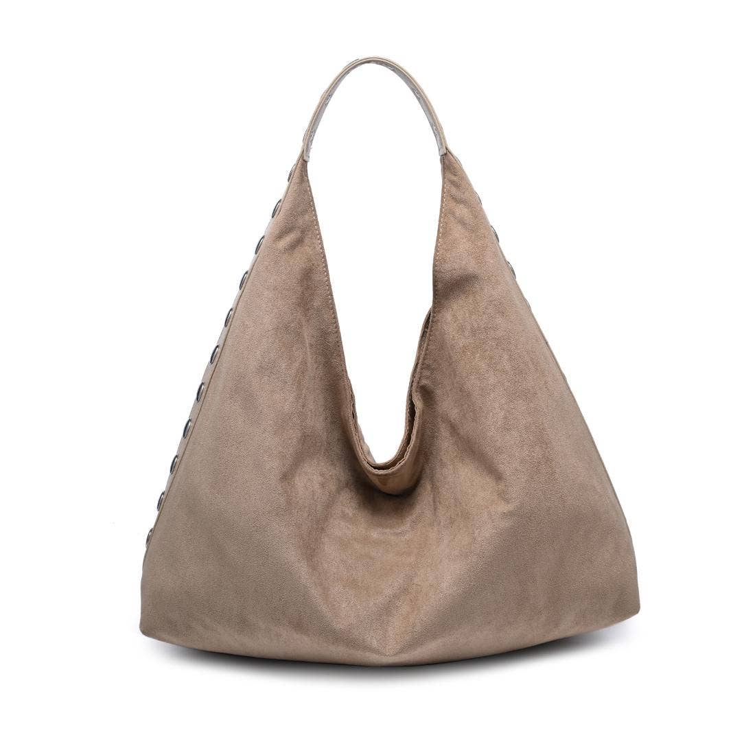[Moda Luxe - Kassi Hobo: Mushroom], [Handbags], [Moda Luxe], [Plum Bottom].