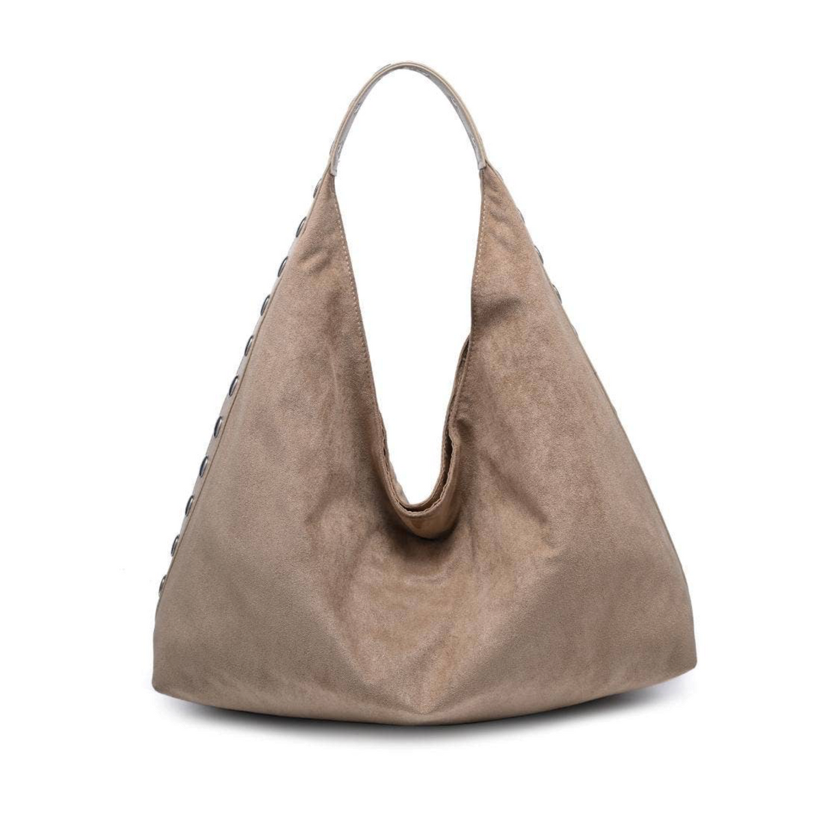 [Moda Luxe - Kassi Hobo: Mushroom], [Handbags], [Moda Luxe], [Plum Bottom].