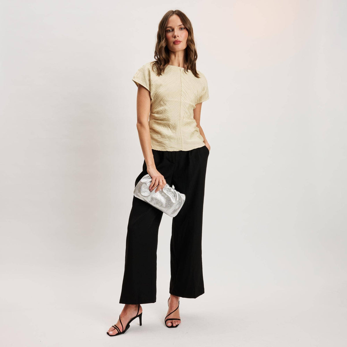 [Moda Luxe - Fancy Clutch: Gold], [], [Moda Luxe], [Plum Bottom].