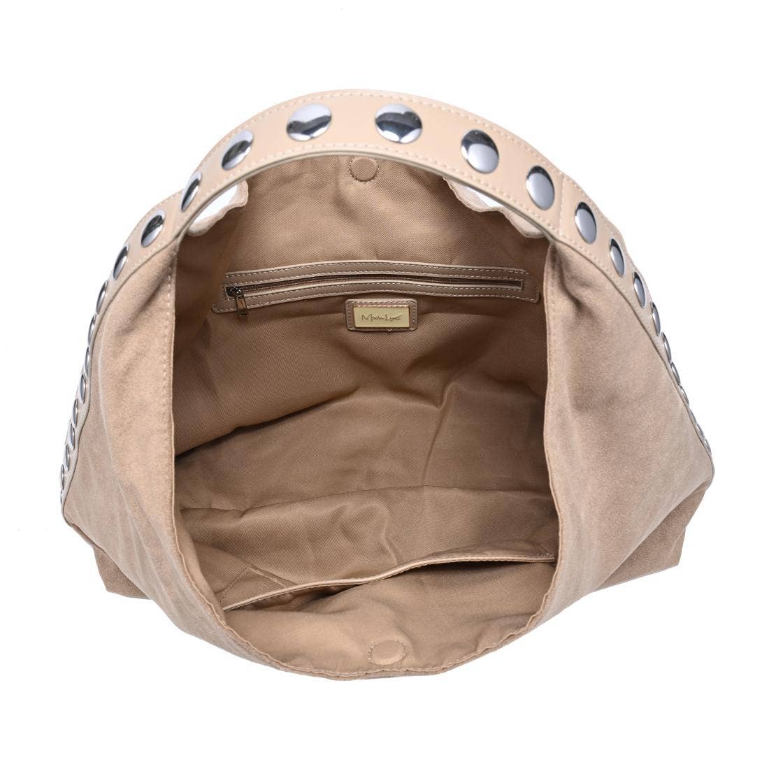 [Moda Luxe - Kassi Hobo: Mushroom], [Handbags], [Moda Luxe], [Plum Bottom].