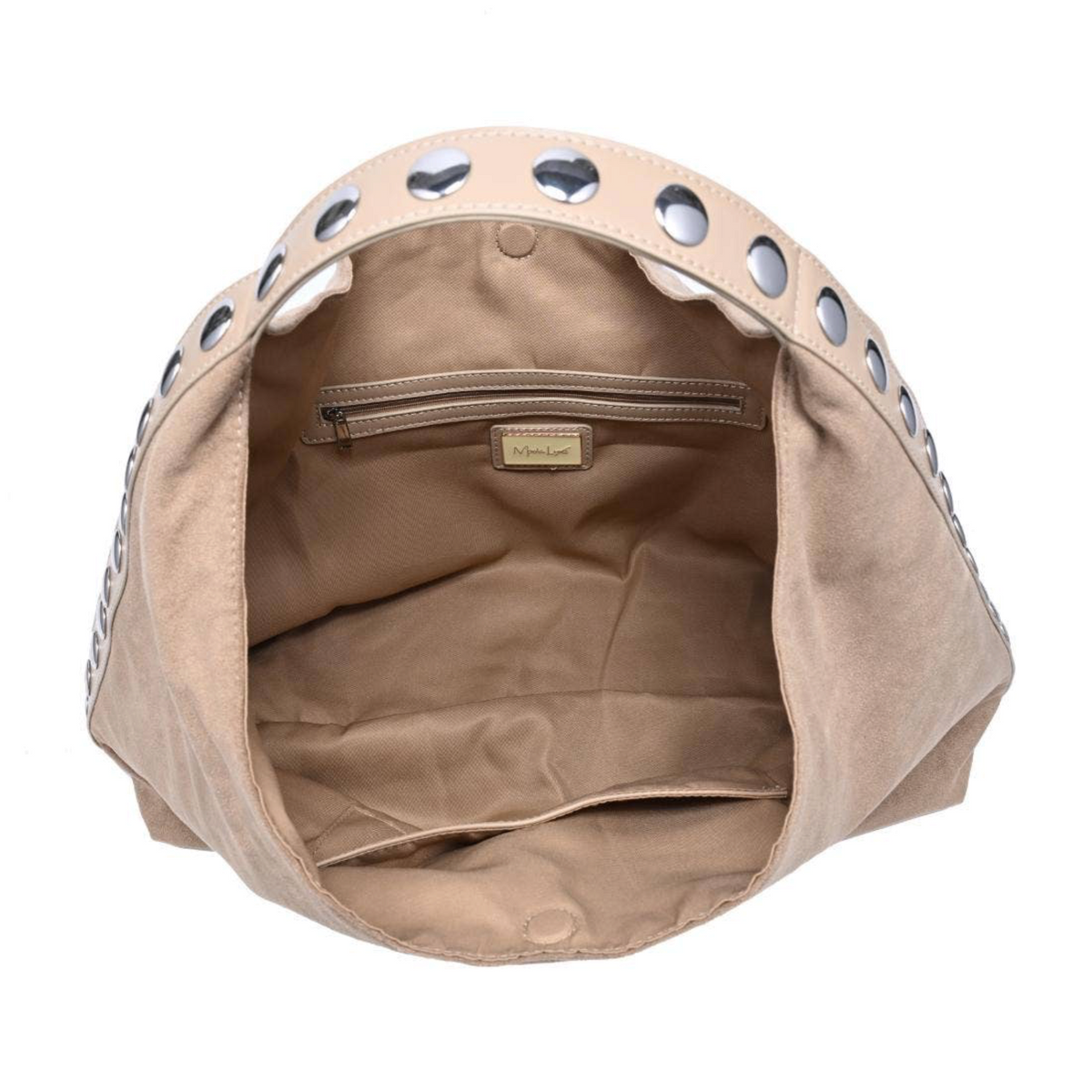 [Moda Luxe - Kassi Hobo: Mushroom], [Handbags], [Moda Luxe], [Plum Bottom].