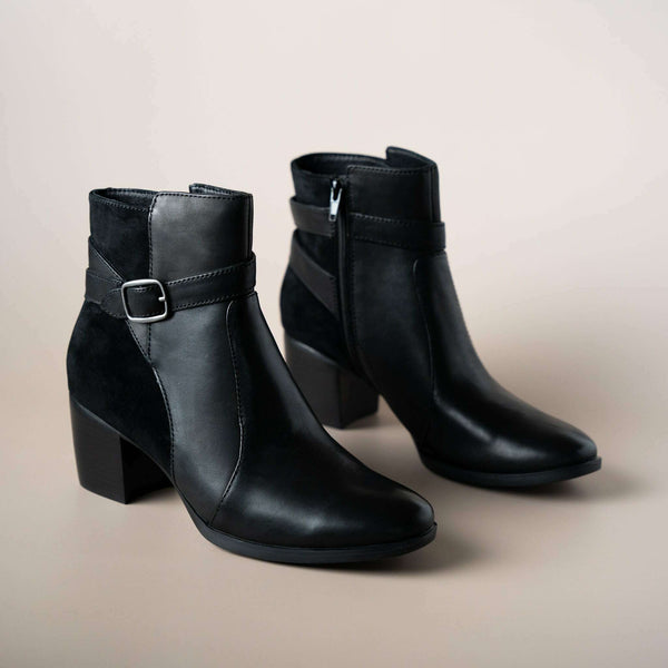 Bottines Rebecca Minkoff Allie - Cuir Sable Talon Bas - Taille 10 US Occasion
