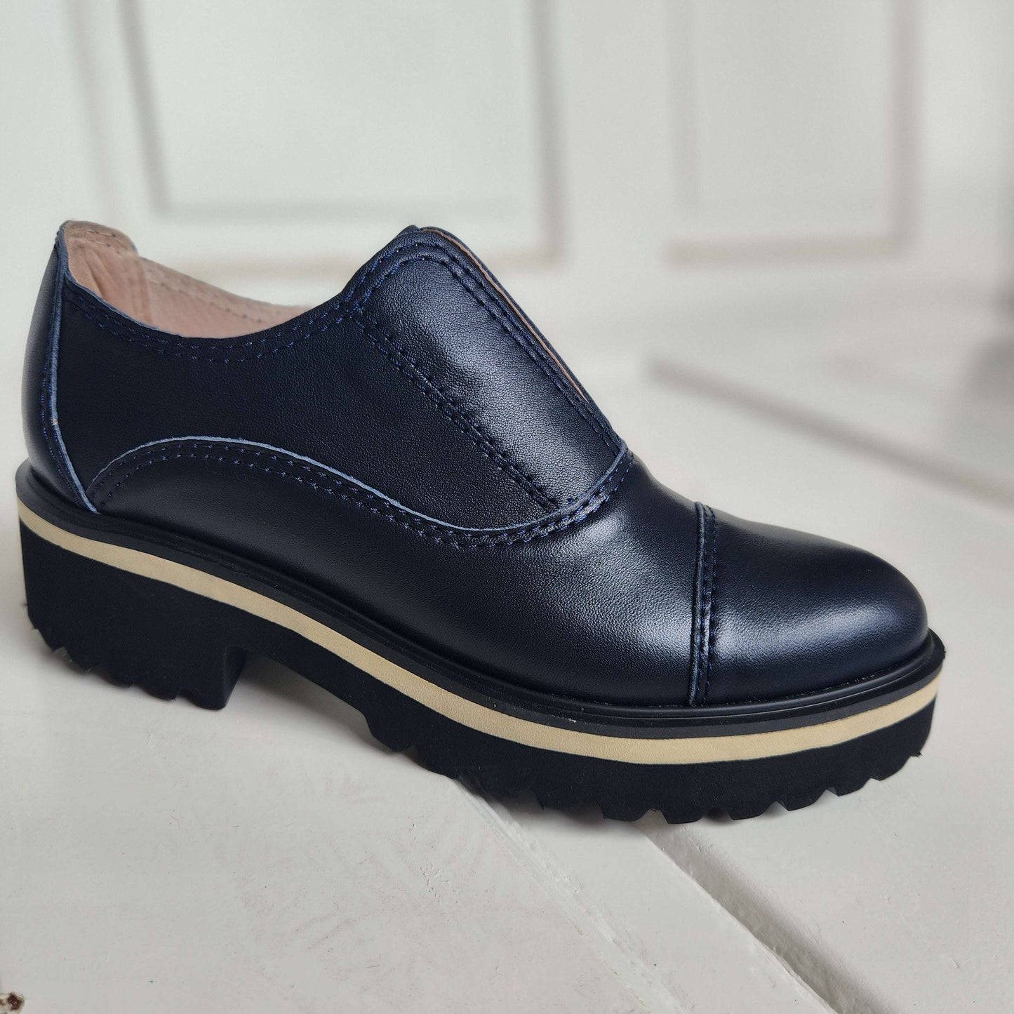 All Black - Cowman Lugg, Loafers, ALL BLACK, Plum Bottom