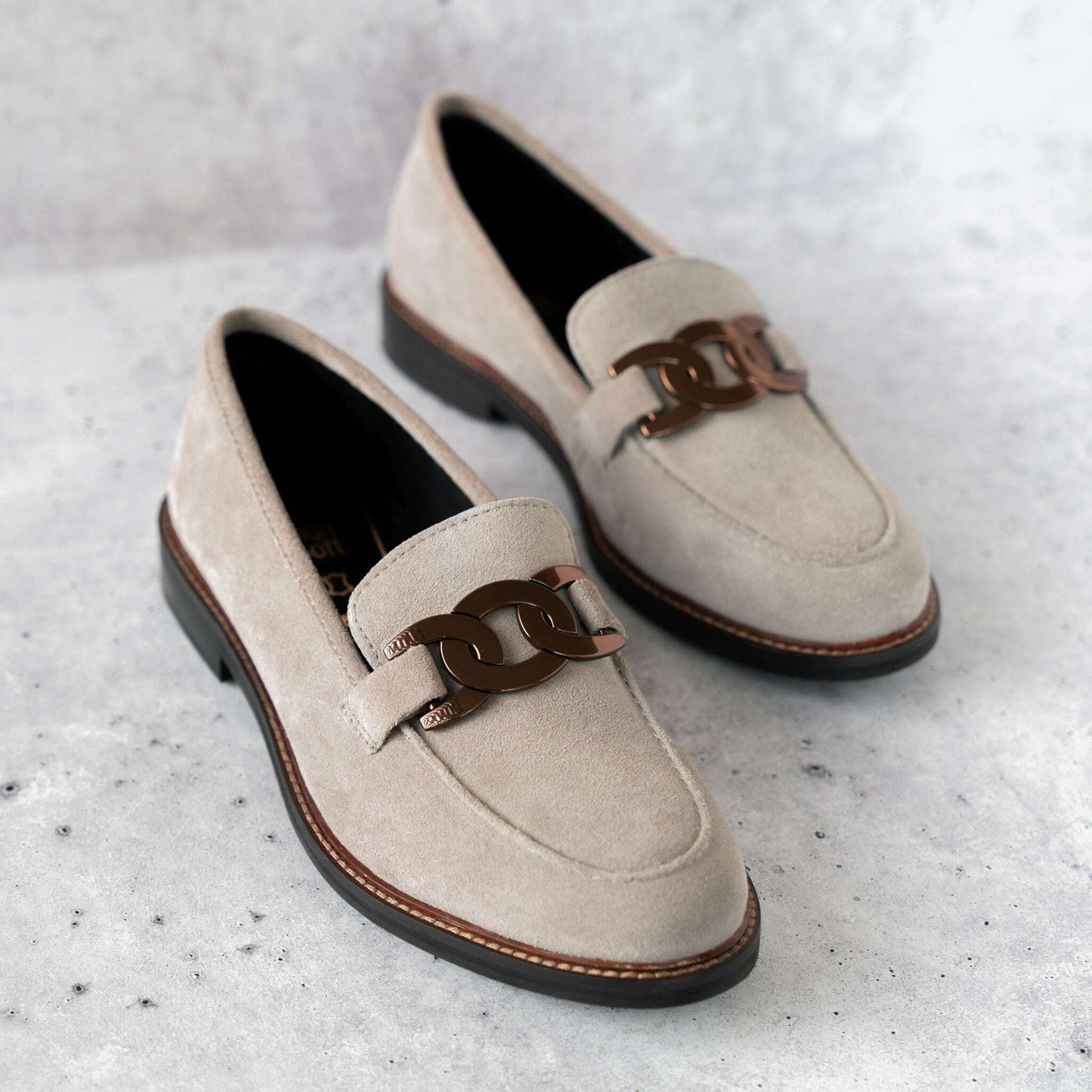 ARA - 11203 Kyle 2 in Moon Suede, Loafers, Ara, Plum Bottom