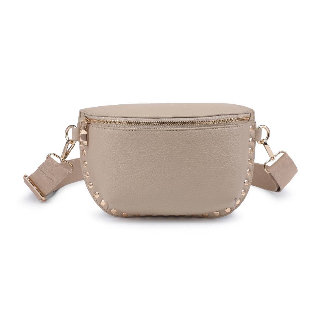 [Moda Luxe - Gizelle Belt Bag: Black], [Handbags], [Moda Luxe], [Plum Bottom].