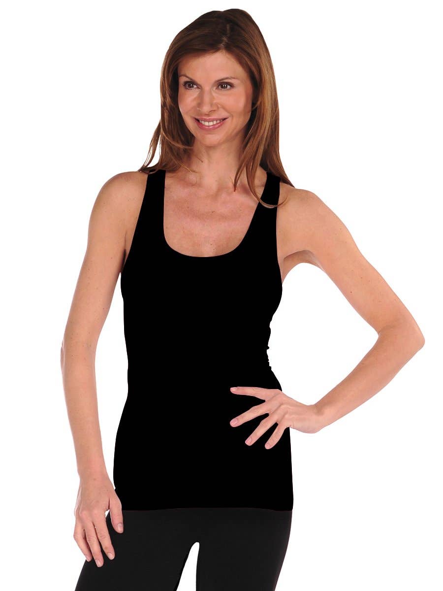 [TINA Stephens Italy/Tees By Tina - Racerback Tank (303RB): 191 Black], [CLOTHING], [TINA Stephens Italy/Tees By Tina], [Plum Bottom].