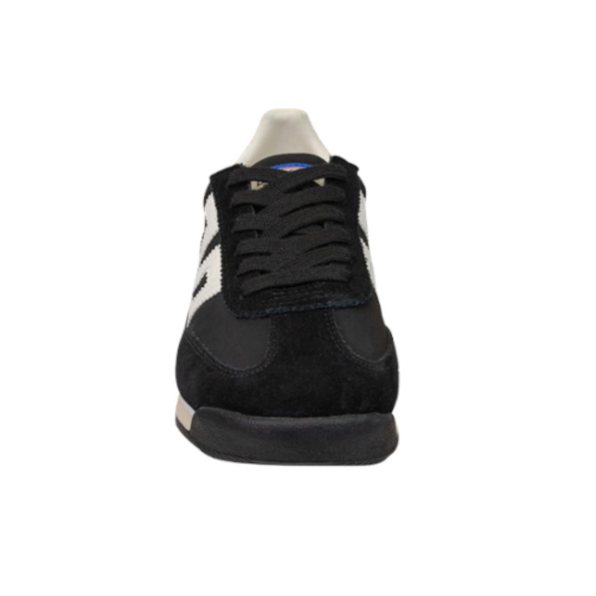 Plum Bottom BACK 70 Barkley retro-style black jogger sneakers with a low platform and suede detailing