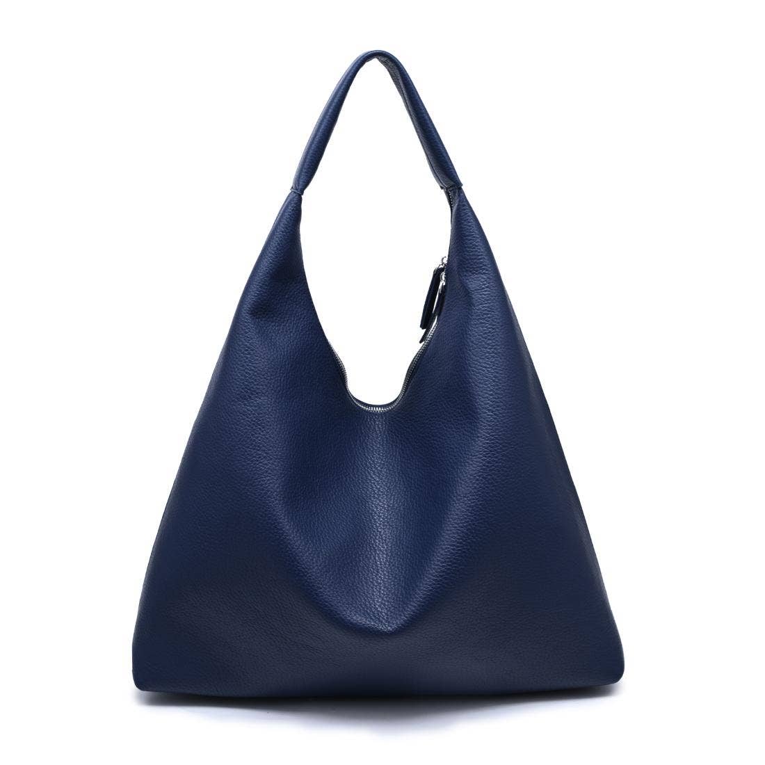 [Moda Luxe - Lori Hobo: Navy], [Handbags], [Moda Luxe], [Plum Bottom].
