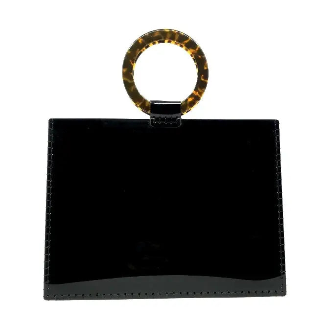 Sea Lily Black Valise Bag