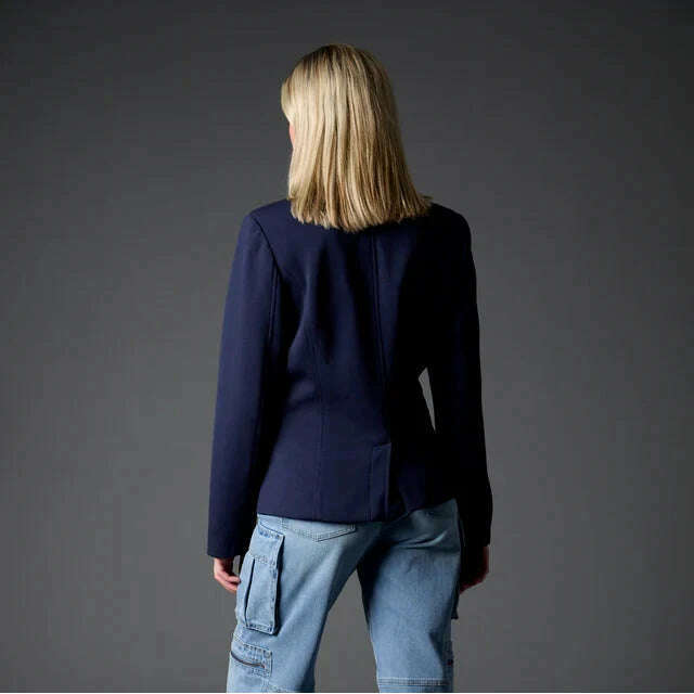 BLUE REVIVAL - HELEN FIRESIDE BLAZER - NAVY, Jackets, BLUE REVIVAL, Plum Bottom