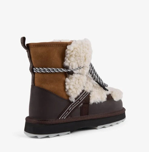 EMU- Blurred Teddy in Chestnut and Charcoal