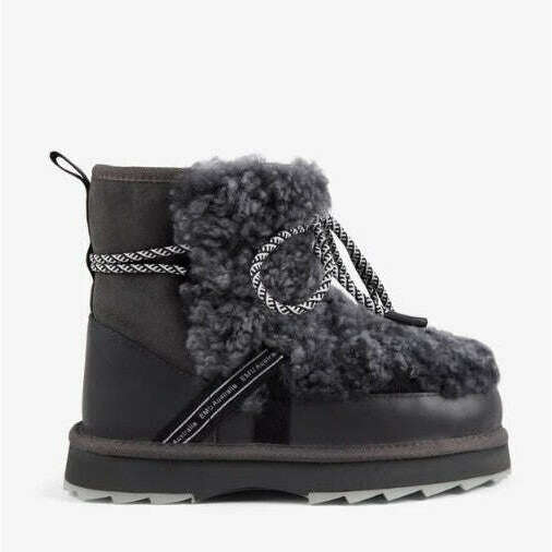 EMU Blurred Teddy Boots | Plum Bottom