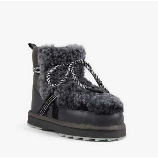 EMU Blurred Teddy Boots | Plum Bottom
