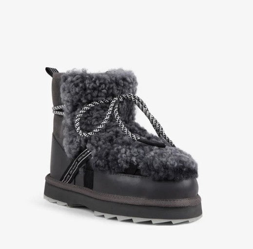 EMU- Blurred Teddy in Chestnut and Charcoal