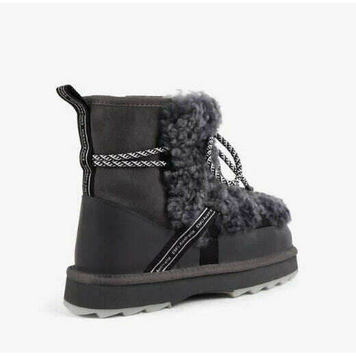 EMU Blurred Teddy Boots | Plum Bottom