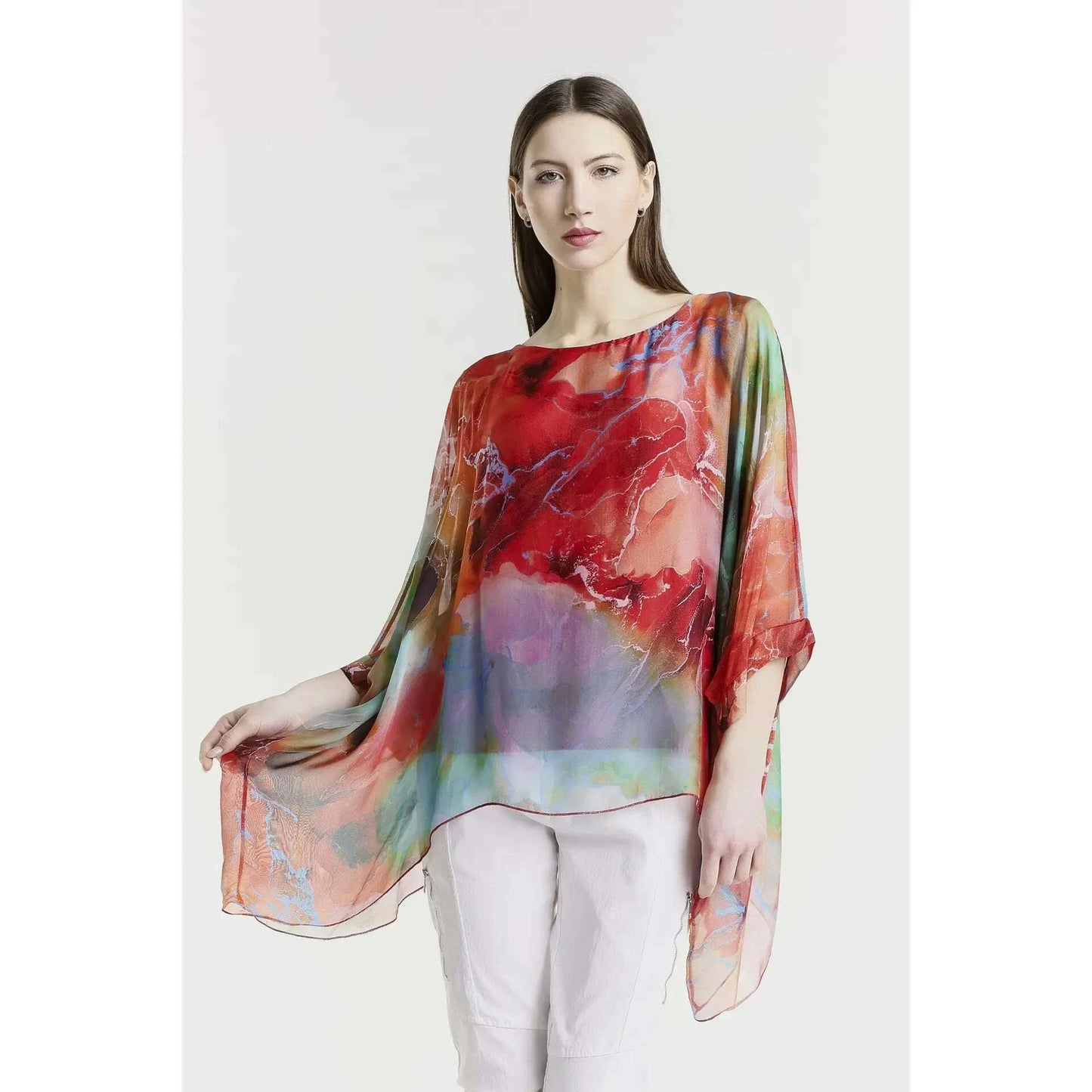 Tina Stephens- Sofia Geode Silk Kaftan