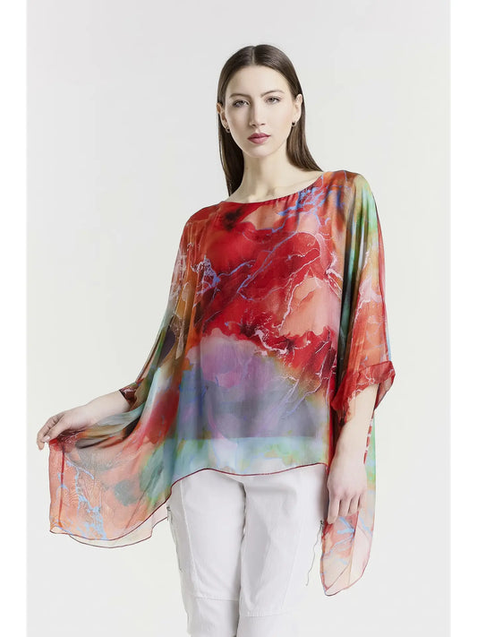 Tina Stephens- Sofia Geode Silk Kaftan