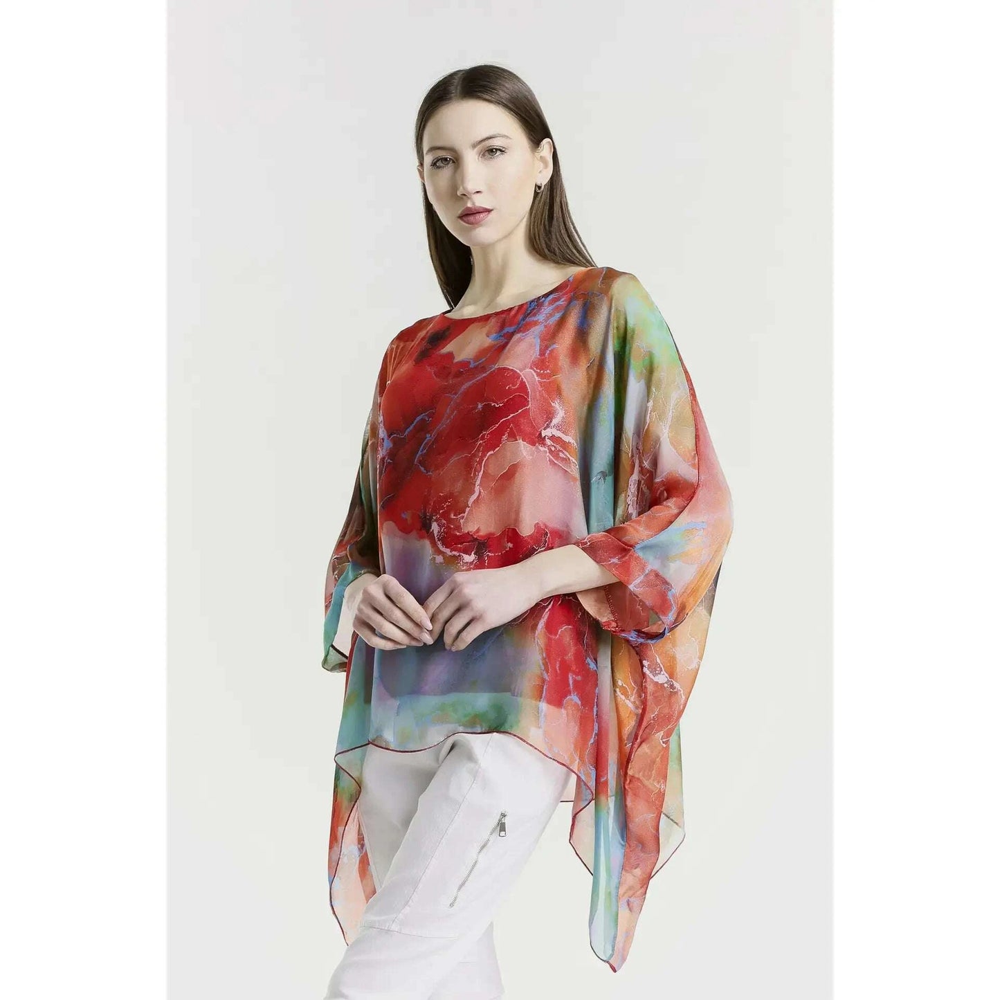 Tina Stephens- Sofia Geode Silk Kaftan