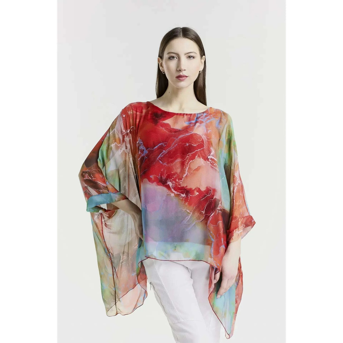 Tina Stephens- Sofia Geode Silk Kaftan