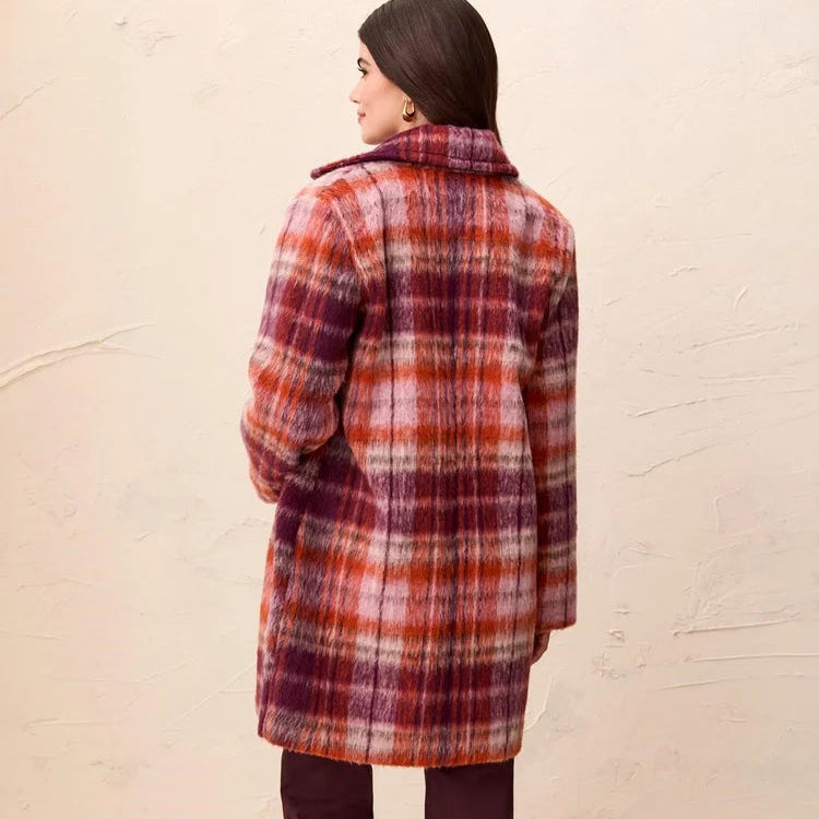 TRIBAL L/S Single Breast Coat Fudge