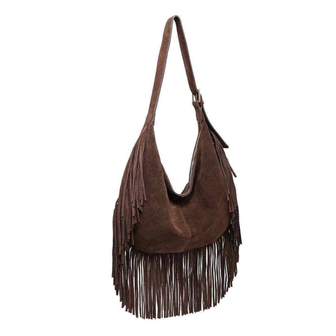 [Moda Luxe - Reba Hobo: Caramel], [Handbag], [Moda Luxe], [Plum Bottom].