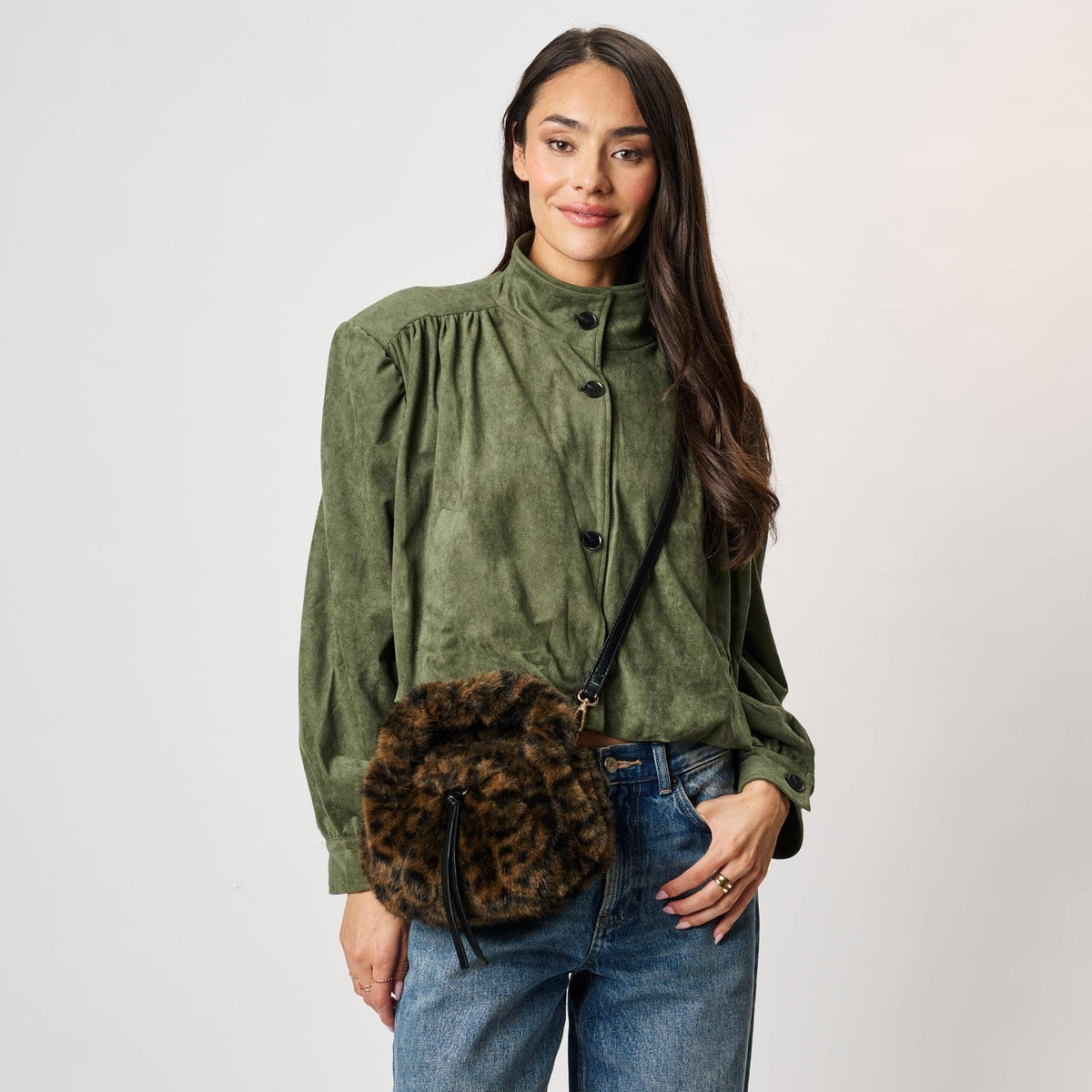 [Moda Luxe - Wynter Crossbody: Leopard], [Handbags], [Moda Luxe], [Plum Bottom].