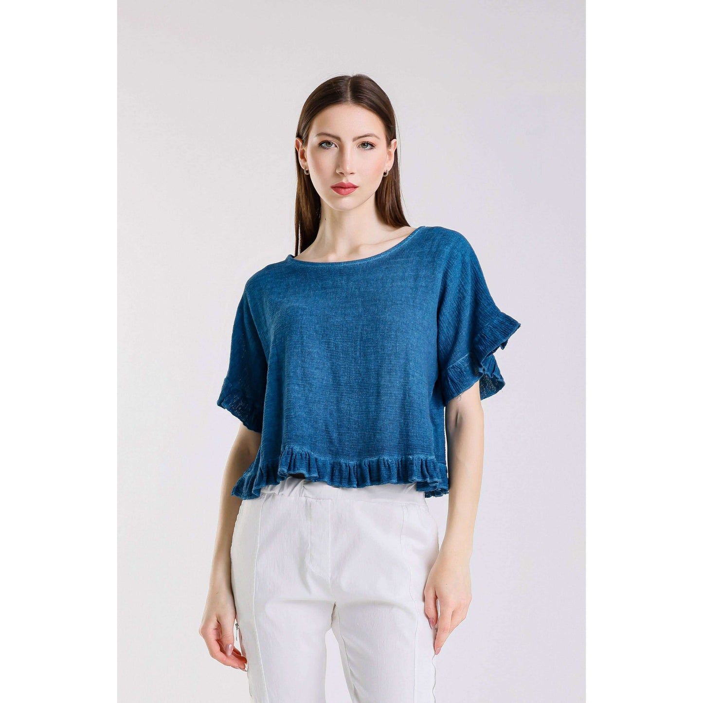 tina-stephens-italytees-by-tina---kinslee-linencotton-ruffle-top-bss173-509-eggplant-enzymetopstina-stephens-italytees-by-tinaplum-bottom-35914441