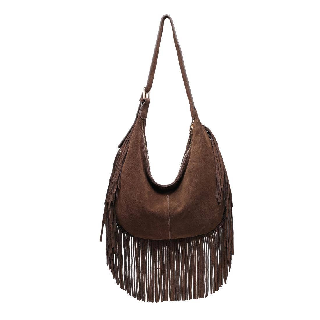[Moda Luxe - Reba Hobo: Caramel], [Handbag], [Moda Luxe], [Plum Bottom].
