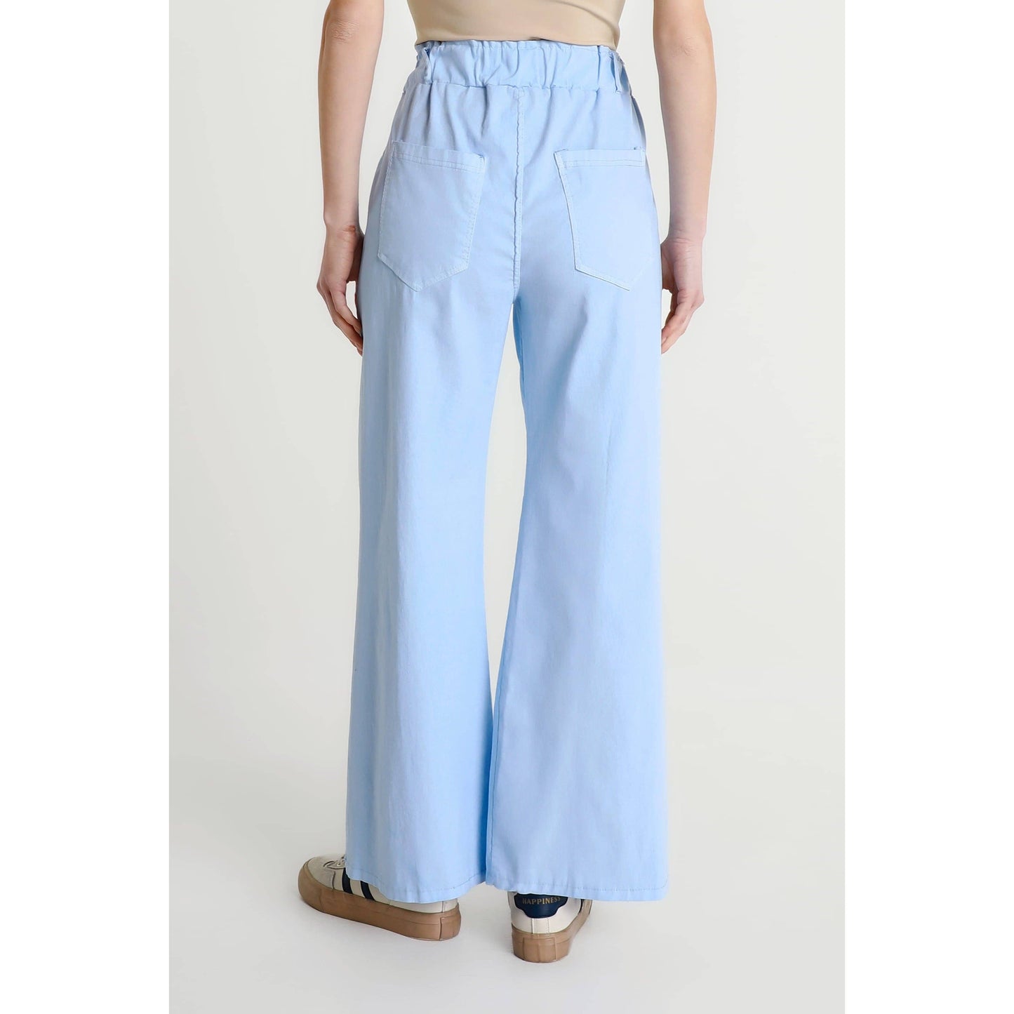 [TINA Stephens Italy/Tees By Tina - Hera Flared Leg Pull-on Pant (PL406): 427 Jeans / One Size], [CLOTHING], [TINA Stephens Italy/Tees By Tina], [Plum Bottom].