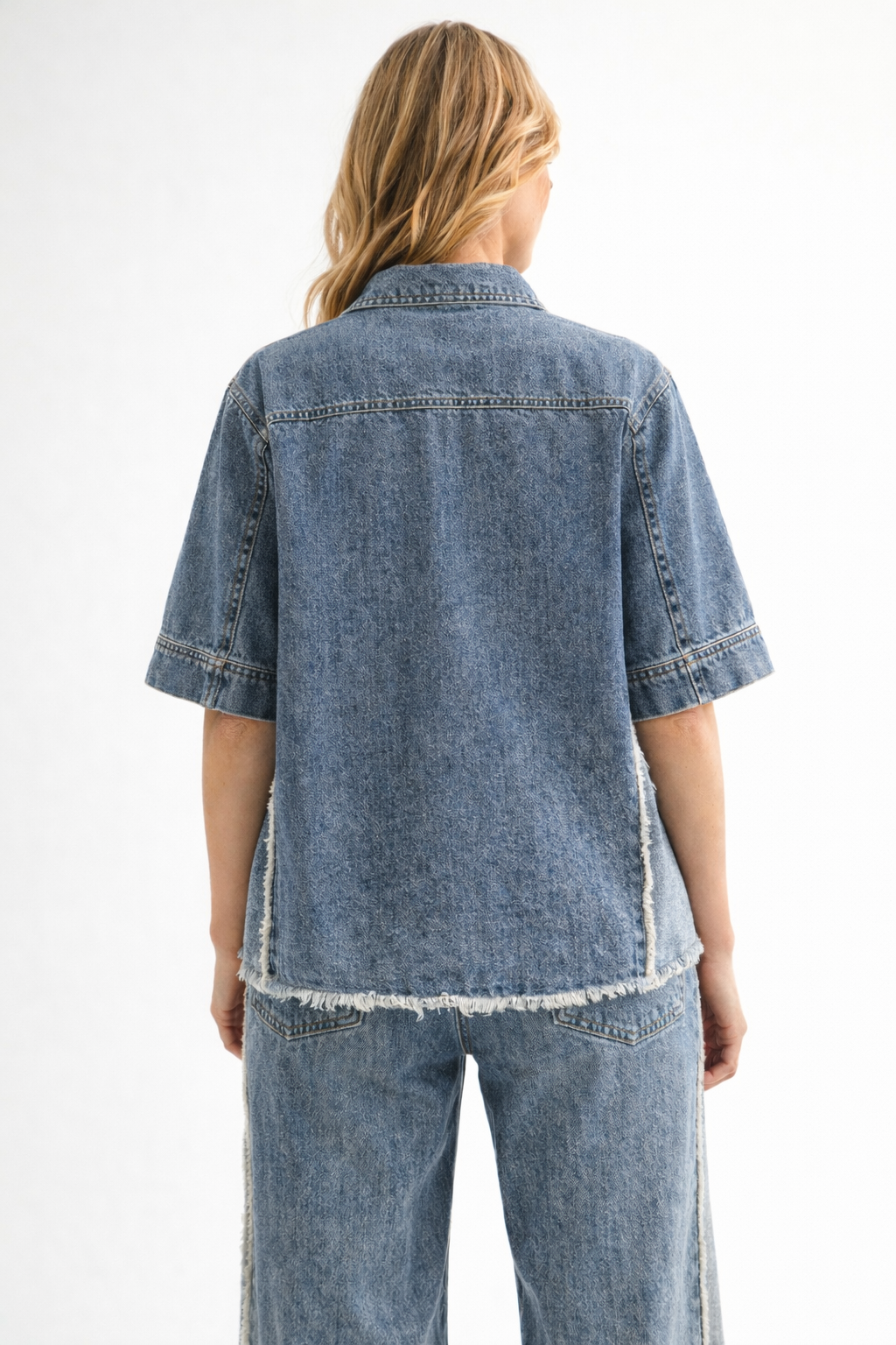 JOH APPAREL Dell Top/Jacket Denim