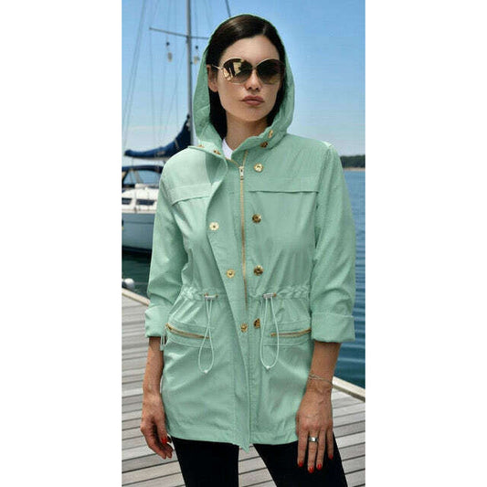 CIAO MILANO Anna Raincoat Ether, CLOTHING, CIAO MILANO, Plum Bottom