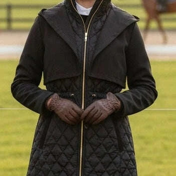CIAO MILANO Daria Short Coat Black, Jackets, CIAO MILANO, Plum Bottom