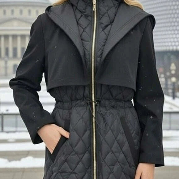 CIAO MILANO Daria Short Coat Black, Jackets, CIAO MILANO, Plum Bottom