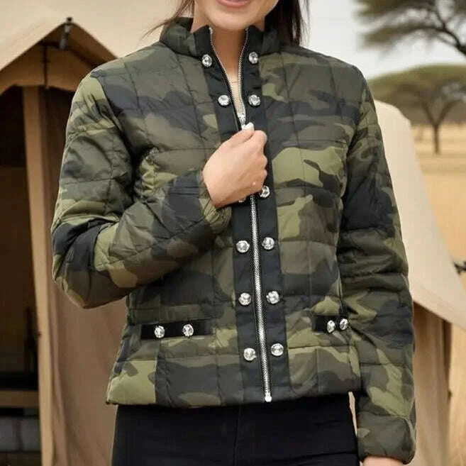 CIAO MILANO Lia Camo, Jackets, CIAO MILANO, Plum Bottom