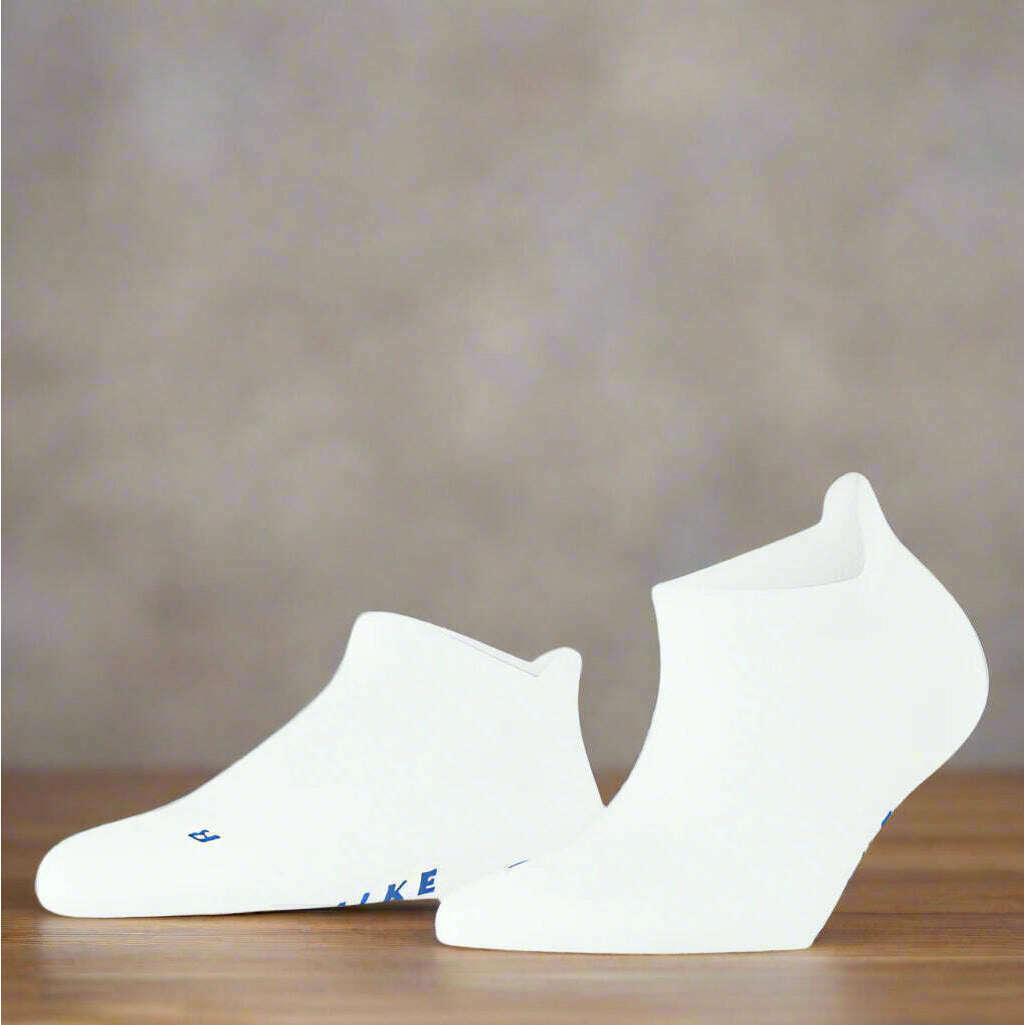 FALKE- Cool Kick Sneaker Sock in White, ACCESSORIES, FALKE, Plum Bottom