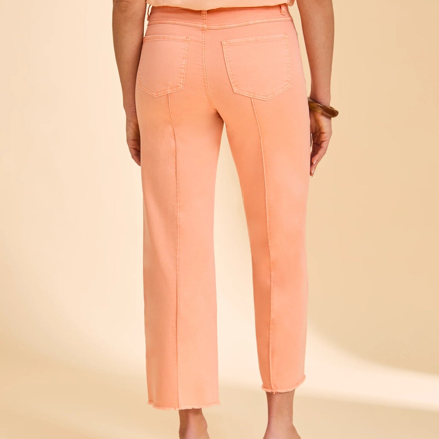 FDJ Olivia Wide Leg Jean Cantaloupe