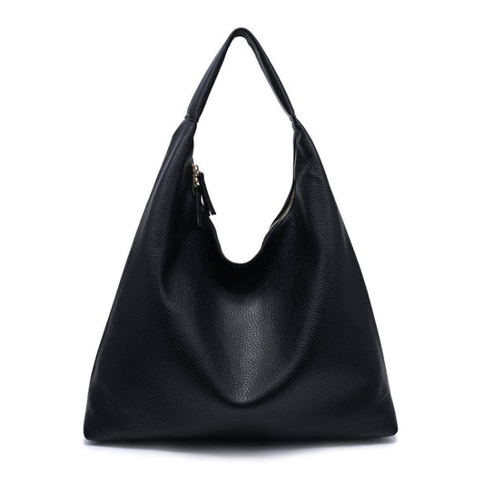 [Moda Luxe - Lori Hobo: Black], [Handbag], [Moda Luxe], [Plum Bottom].