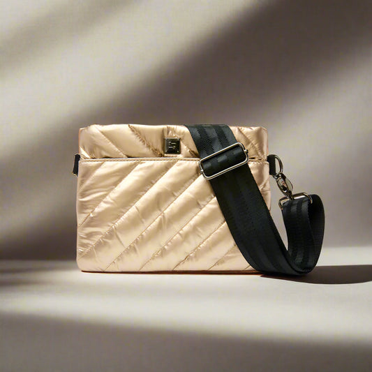 Think Royln - DIAGONAL BUM BAG 2.0 - Pearl Cashmere