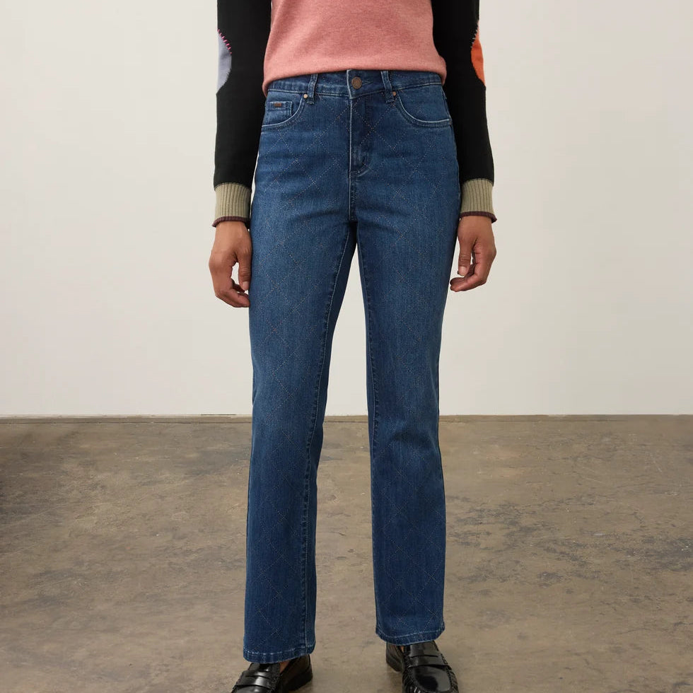 FDJ Olivia Bootcut Denim Dark Wash