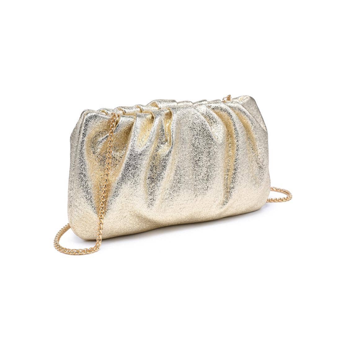 [Moda Luxe - Fancy Clutch: Gold], [], [Moda Luxe], [Plum Bottom].