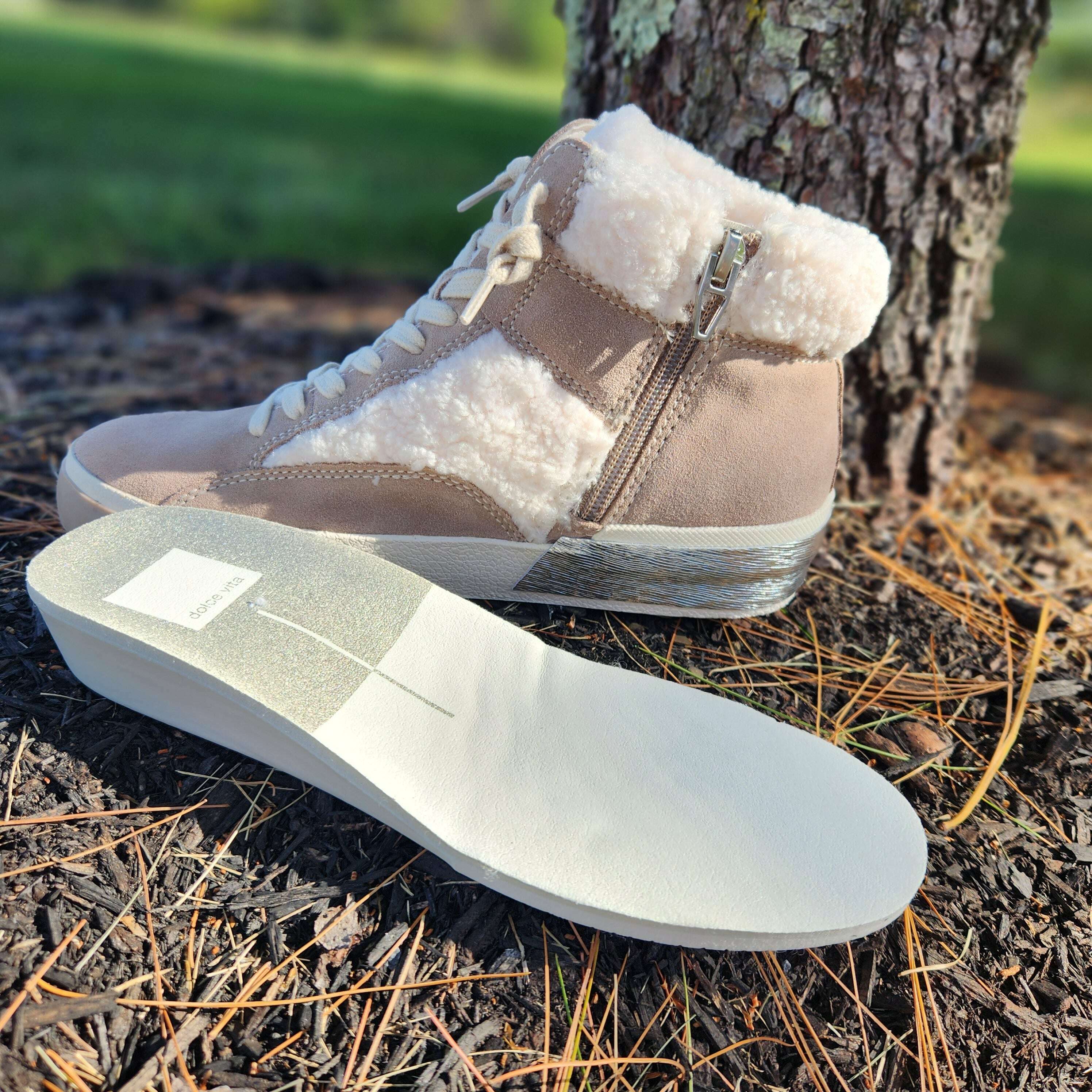 Dolce vita fur on sale sneakers