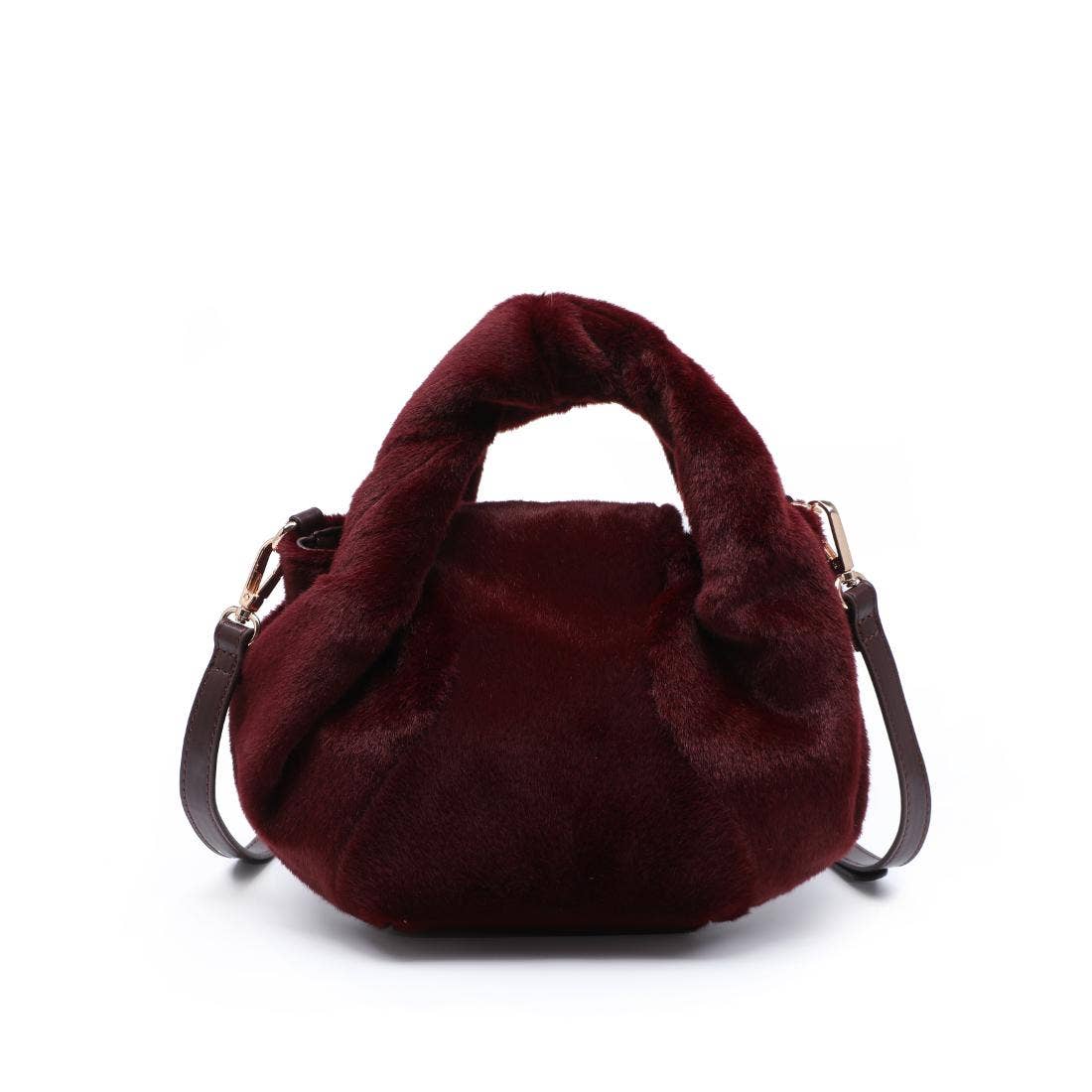 [Moda Luxe - Wynter Crossbody: Black], [Handbag], [Moda Luxe], [Plum Bottom].