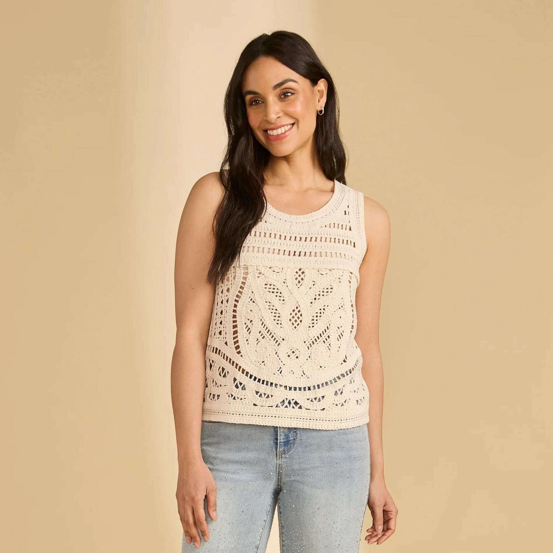 fdj-crochet-sleeless-sweater-ivorysweaters-dustersfrench-dressing-jeansplum-bottom-35913628