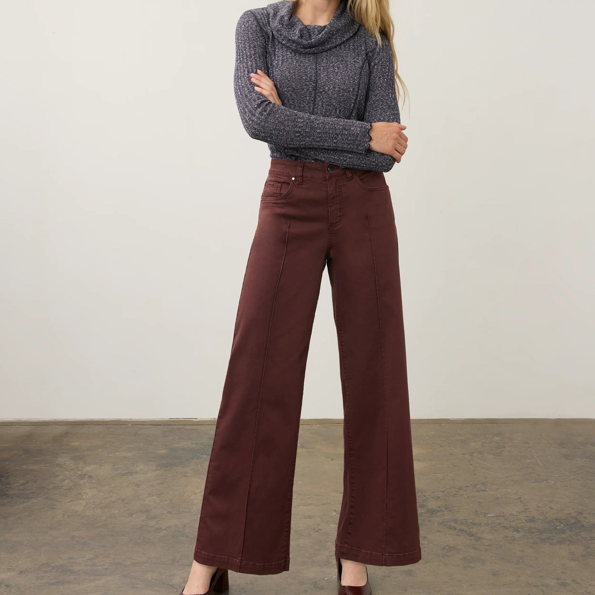 FDJ Olivia Wide Leg Denim Fig
