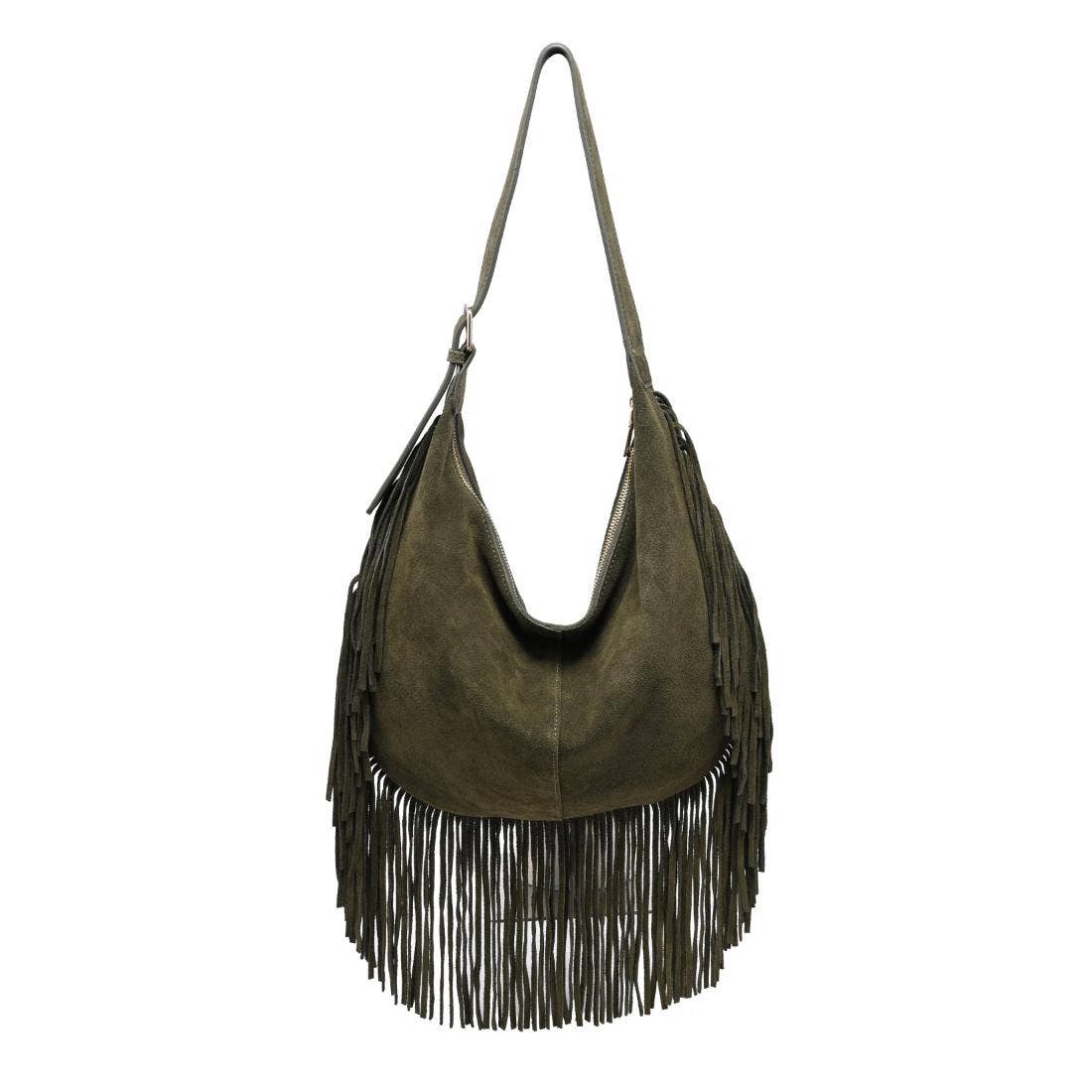 [Moda Luxe - Reba Hobo: Caramel], [Handbag], [Moda Luxe], [Plum Bottom].