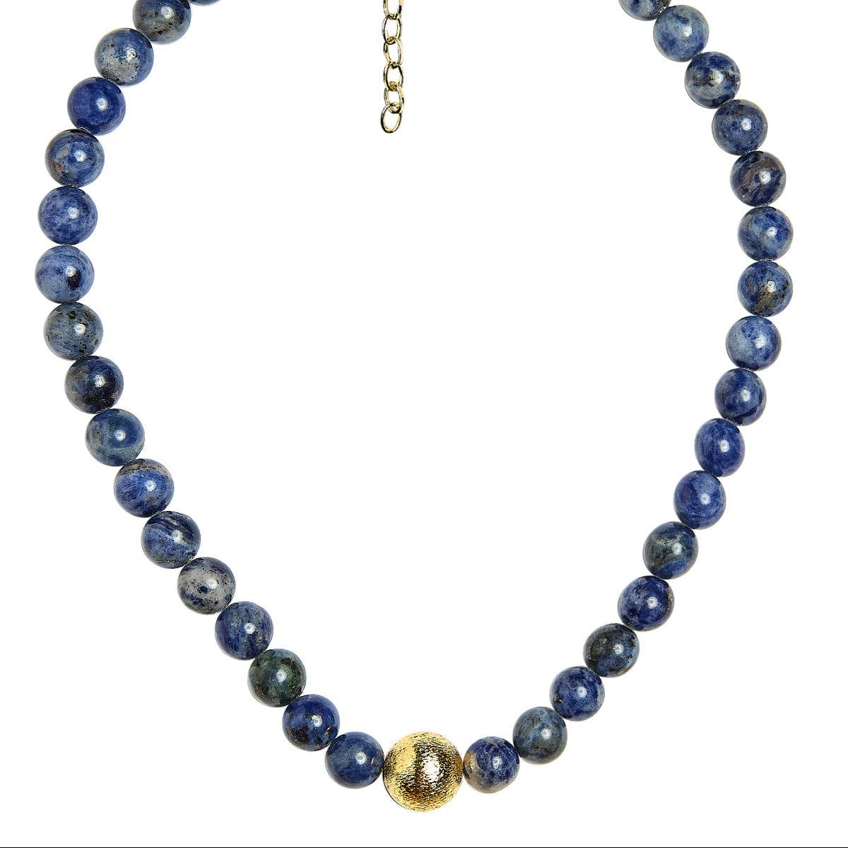 [Lisi Lerch - Winnie - Quartz Beaded Necklace - WS: Navy], [Necklaces], [Lisi Lerch], [Plum Bottom].